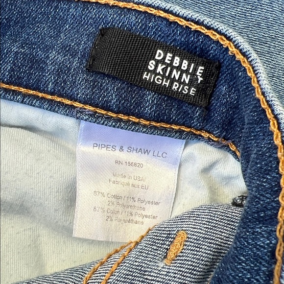 Veronica Beard, Debbie skinny high-rise Classic Blue Denim Jeans Sz 27/4 - Picture 5 of 11
